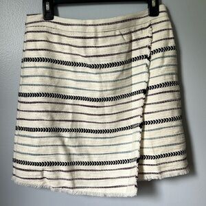 Loft size 6 striped with Fringe